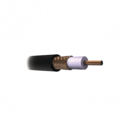 CABLE COAXIAL RG11/U, 305 MTS, BOBINA DE 305 MTS COLOR NEGRO, AWG 14 A