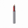 Bobina de 305 metros de cable / 2 x 16 AWG / Color Gris / Para aplicac