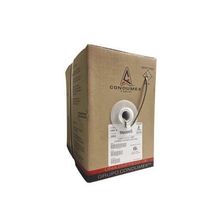 Caja de 1000 ft ( 305 m )  / 4 X 24 AWG / Cable TELEFÓNICO EK-TEL-CMR