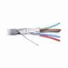 Bobina de 305 metros de cable 8 conductores, 22 AWG, tipo CMR, de colo