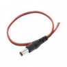 Cable con CONECTOR MACHO (Pigtail) / Alimentación para Vcc con Puntas