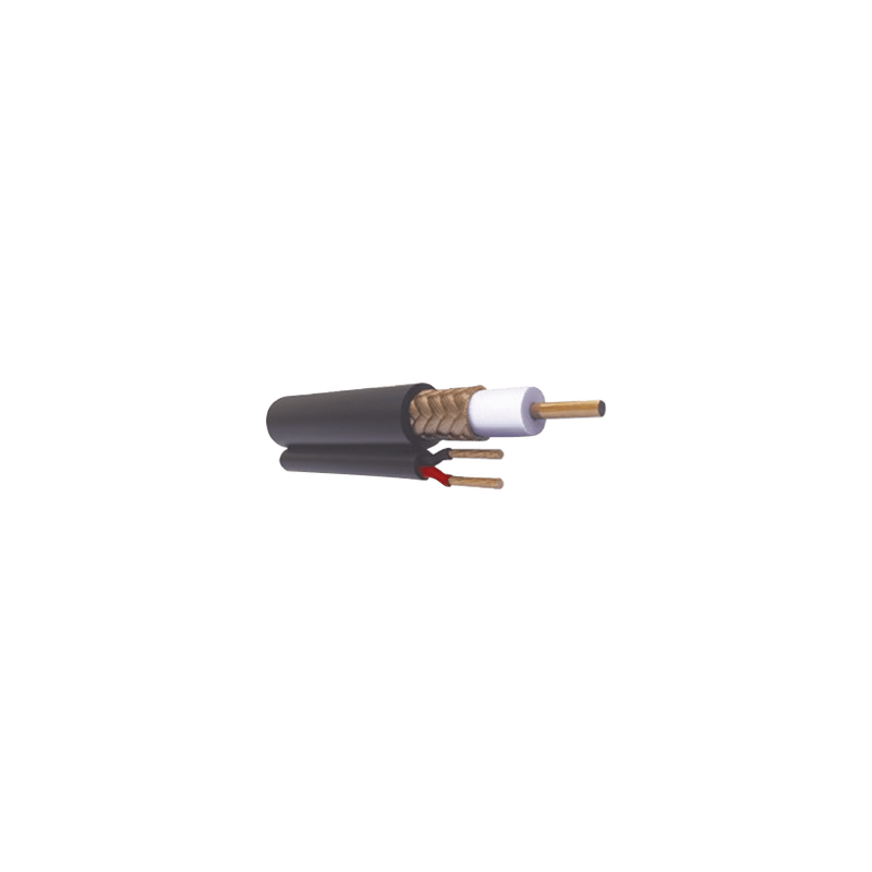 ( venta x metro ) Cable coaxial RG59 Siamés, Malla de Cobre y Aluminio