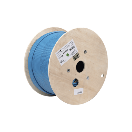 Bobina de Cable Blindado F/UTP de 4 Pares, Z-MAX, Cat6A, Soporte de Ap