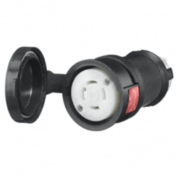 Conector Hembra con Bloqueo de Media Vuelta / 30 A 480 V CA / 3 Polos