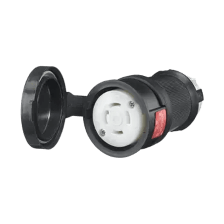 Conector Hembra con Bloqueo de Media Vuelta / 30 A 480 V CA / 3 Polos