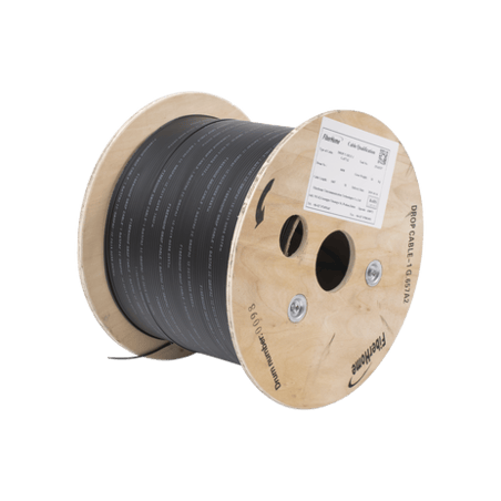 Carrete de 1 km de Fibra Óptica Drop, Interior/Exterior G.657A2 Monomo