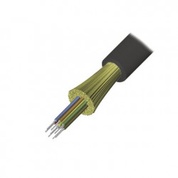 Cable de Fibra Óptica de 12 hilos, Interior/Exterior, Tight Buffer, No