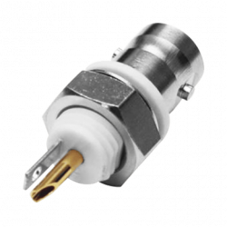 Conector BNC Hembra Aislado para Montaje en Panel Frontal en D-Plano,