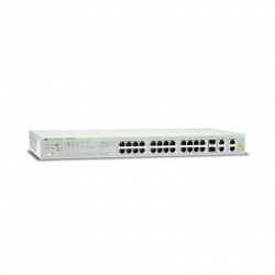 WebSmart Switch, 24 puertos PoE 10/100 Mbps  2 puertos 10/100/1000 Mbp