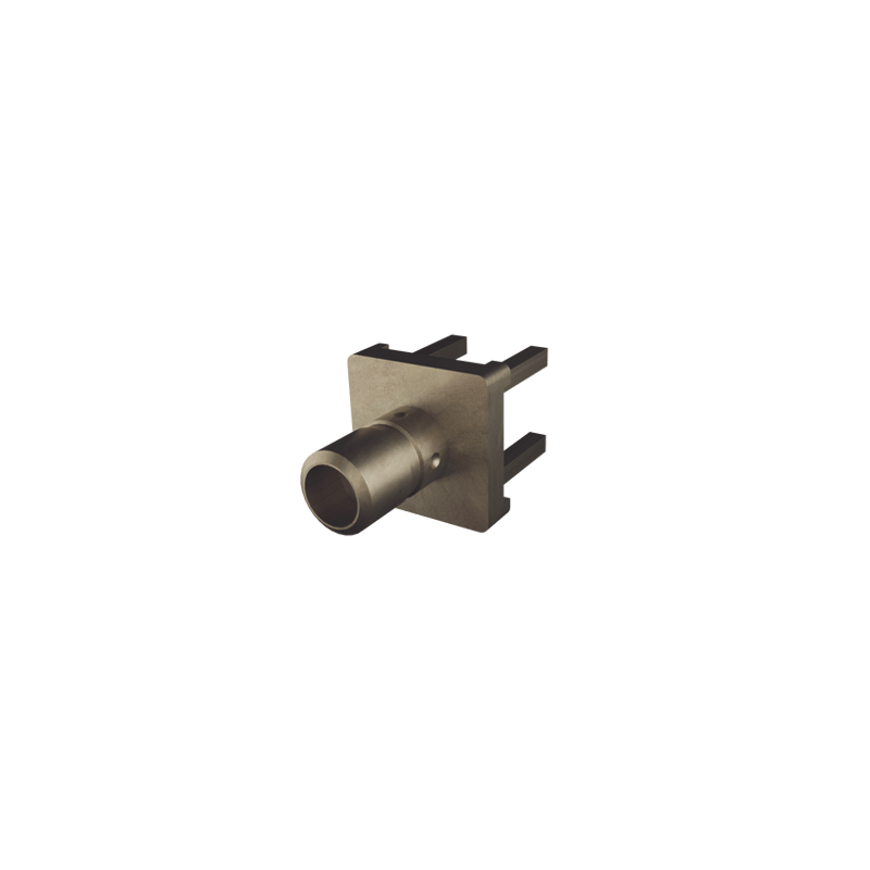 Conector Mini SMB Hembra (PIN Macho) 75 Ohm, Montaje Vertical para PCB