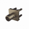 Conector Mini SMB Hembra (PIN Macho) 75 Ohm, Montaje Vertical para PCB