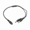 Cable con conector Jack hembra 3.5 mm con 2 salidas de Jack macho