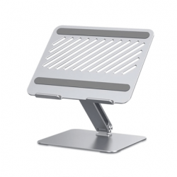 Soporte de Aluminio para Laptop  Ajustable 180°  Soporta Laptops de 10