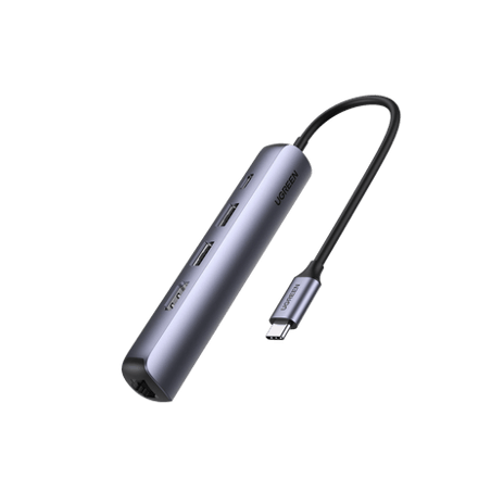 HUB USB-C (Docking Station) 5 en 1  Ultra Delgado  2 USB-A 3.1 a (5 Gb