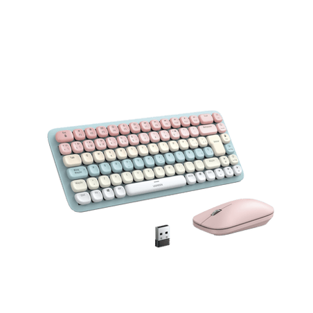 Paquete de Teclado y Mouse  85 teclas en Español  Bluetooth y 2.4GHz