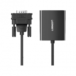 Entrada: VGA Macho / Salida: HDMI Hembra / Resolución de 1080P60Hz / P