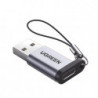 Adaptador USB 3.0 Macho a USB-C 3.1 Tipo C Hembra Carga y Sincronizaci
