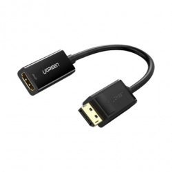 Convertidor DisplayPort a HDMI 4K 3D  HDR  Blindaje interno  Botón Lib