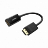 Convertidor DisplayPort a HDMI 4K 3D  HDR  Blindaje interno  Botón Lib