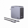 Cargador de 160W serie Nexode Pro  4 Puertos de Carga Rápida  3 USB-C