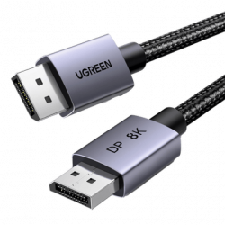 Cable DisplayPort 1.4  1 metro  Resolución 8K60Hz  Blindaje interno Mú