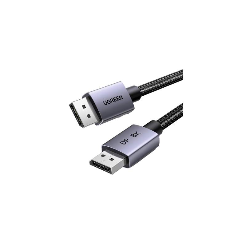 Cable DisplayPort 1.4  1 metro  Resolución 8K60Hz  Blindaje interno Mú