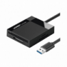 Lector de Tarjetas USB-A 3.0  a CompactFlash (CF)/ MemoryStick (MS)/ T