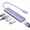 HUB USB-C (Docking Revodok) 5 en 1  HDMI 2.0 4K30Hz  3 USB-A 3.0 (5Gbp