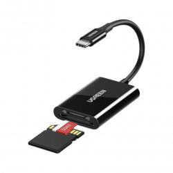 Lector de Tarjetas USB-C 3.1  Soporta Micro-SD (TF) /SD  5Gbps  170 MB