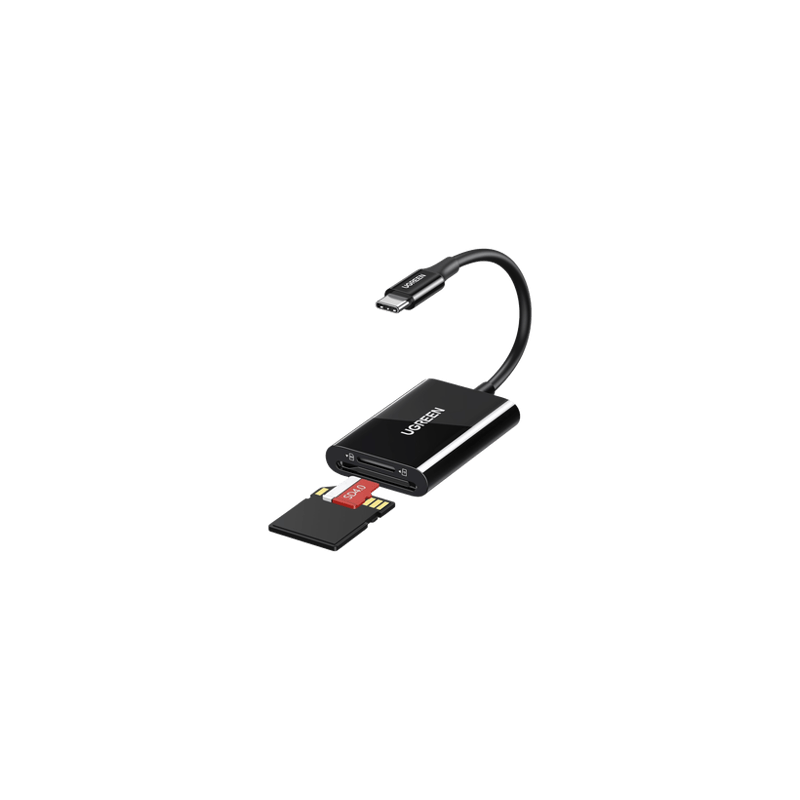 Lector de Tarjetas USB-C 3.1  Soporta Micro-SD (TF) /SD  5Gbps  170 MB