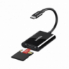 Lector de Tarjetas USB-C 3.1  Soporta Micro-SD (TF) /SD  5Gbps  170 MB