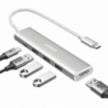 HUB USB-C (Docking Revodok) 5 en 1  HDMI 2.0 4K30Hz  3 USB-A 3.0 (5Gbp