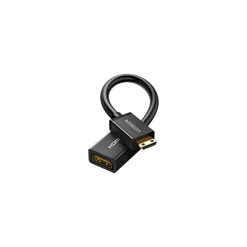Adaptador Mini HDMI a HDMI (HDMI Tipo C)   / 18Gbps / 4K60Hz / HDR /