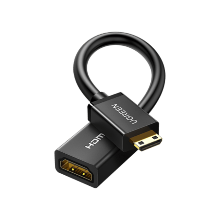 Adaptador Mini HDMI a HDMI (HDMI Tipo C)   / 18Gbps / 4K60Hz / HDR /