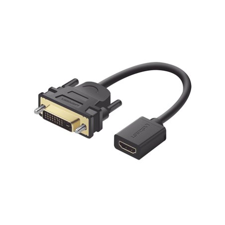 Convertidor DVI macho a HDMI Hembra  Bidireccional  DVI 241  1080P60Hz