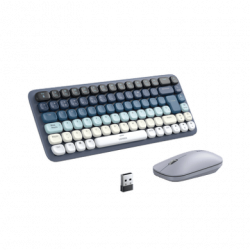 Paquete de Teclado y Mouse  85 teclas en Español  Bluetooth y 2.4GHz