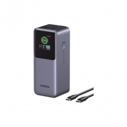Power Bank de 20000mAh  3 Salidas 130W Max.  USB-A  2 USB-C  PD 3.0  Q