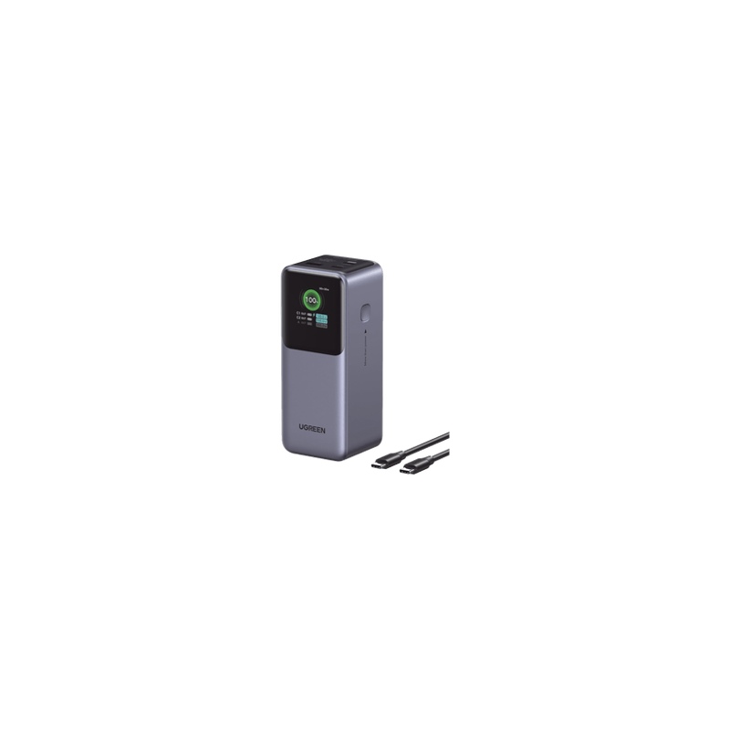 Power Bank de 20000mAh  3 Salidas 130W Max.  USB-A  2 USB-C  PD 3.0  Q