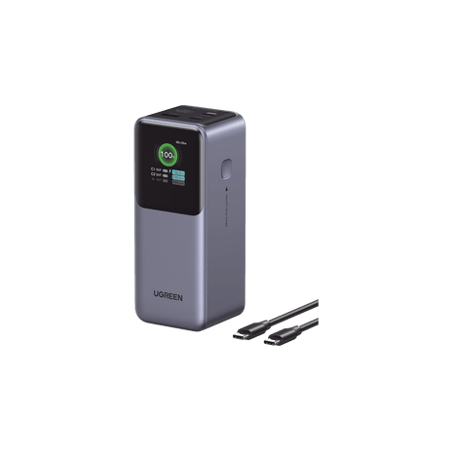 Power Bank de 20000mAh  3 Salidas 130W Max.  USB-A  2 USB-C  PD 3.0  Q