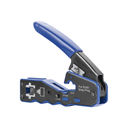 Herramienta de Corte y Terminado de Plugs Pass Through RJ45, Acero al
