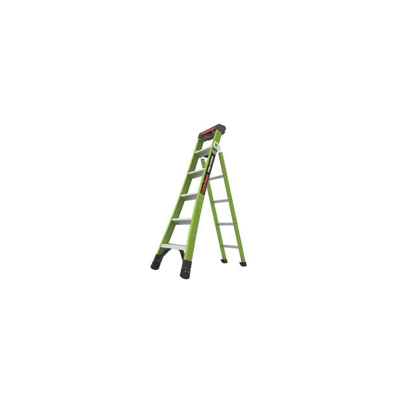 Escalera de Tijera 3 en 1 de 1.8 Metros, Fibra de Vidrio (SKU13906-001