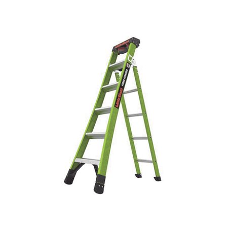 Escalera de Tijera 3 en 1 de 1.8 Metros, Fibra de Vidrio (SKU13906-001
