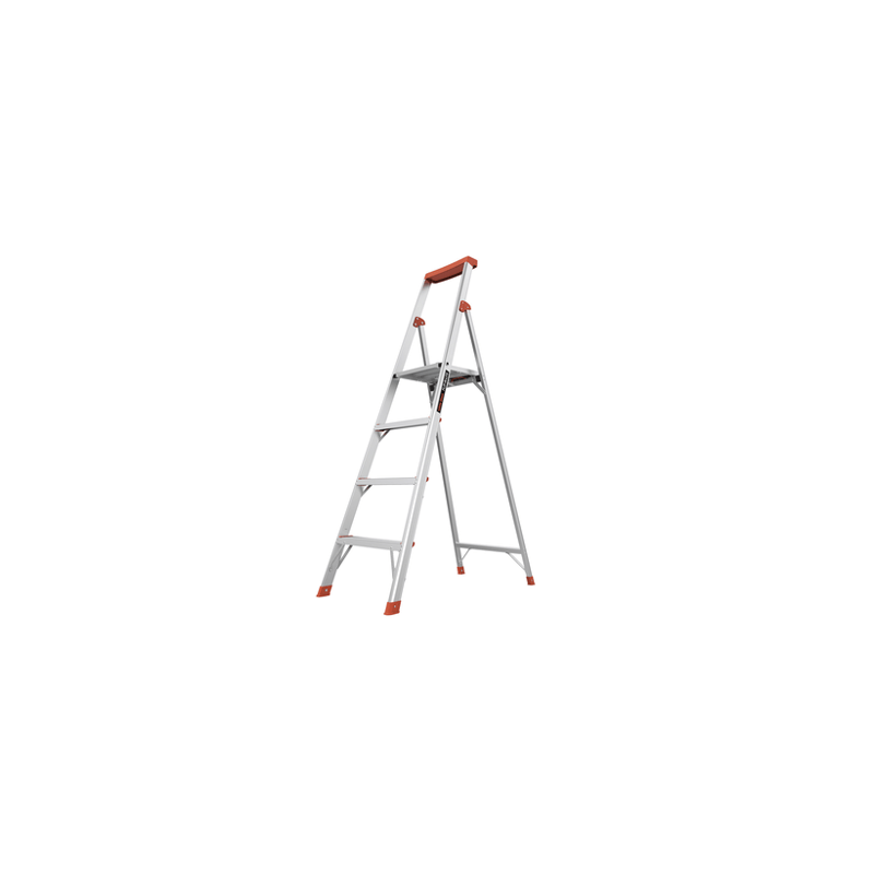 Escalera con 4 peldaños de 1.8 metros de aluminio.