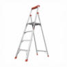 Escalera con 4 peldaños de 1.8 metros de aluminio.