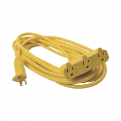 Extensión Eléctrica Tipo Abanico Uso Rudo 8 metros/ 127 V CA - 10 A Má