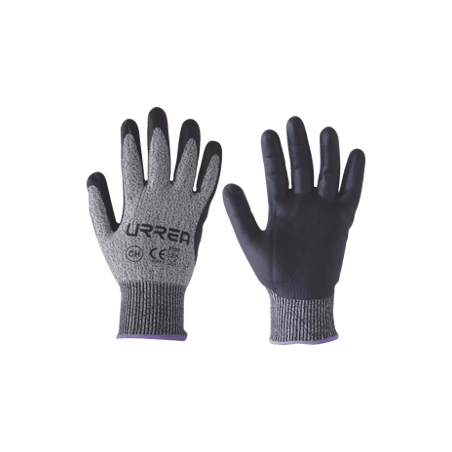 Guantes talla mediana supraneema con recubrimiento de nitrilo.