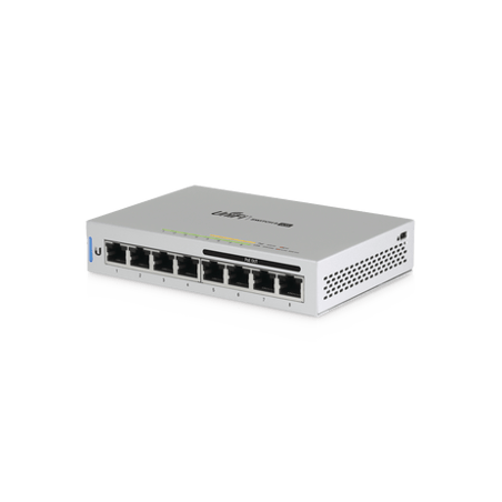 Switch UniFi Administrable capa 2 de 8 puertos Gigabit (4 Puertos Giga