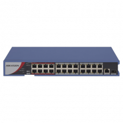 Switch PoE / No Administrable / 24 Puertos 10/100 Mbps PoE / 1 Puerto