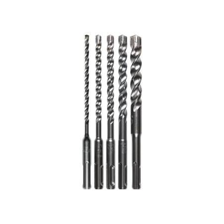 Juego de brocas SDS-MAX 5 piezas 3 Filos