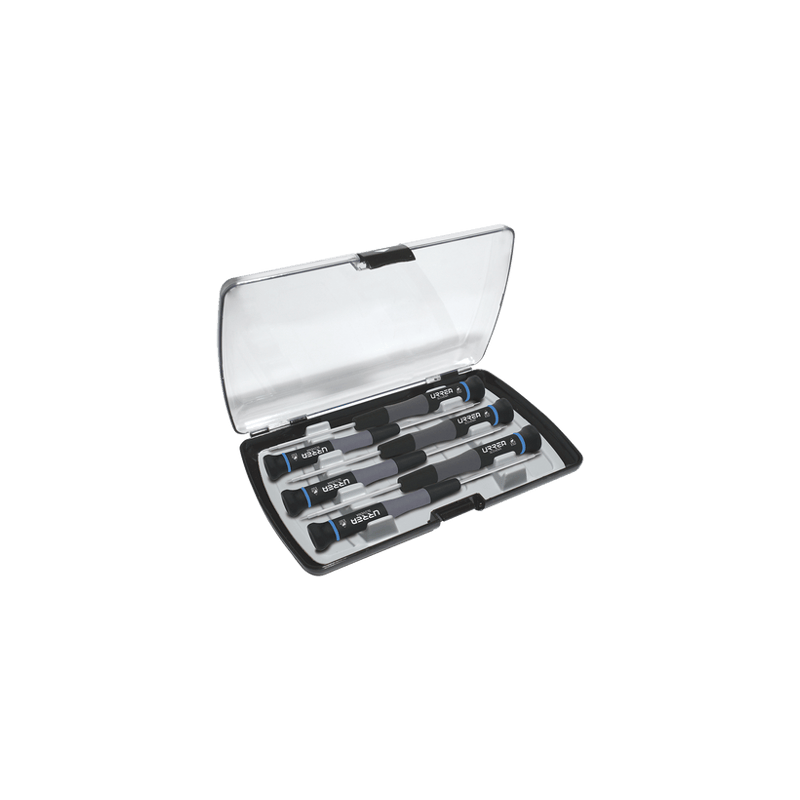 Juego de 6 destornilladores ESD torx en caja plástica de precisión